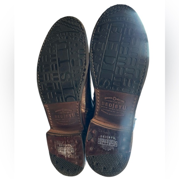 Bedstu Bed Stu Bed|Stu Burnley Cobbler Teak Brown Zipper Lace New Box Womens 10 - Picture 8 of 16